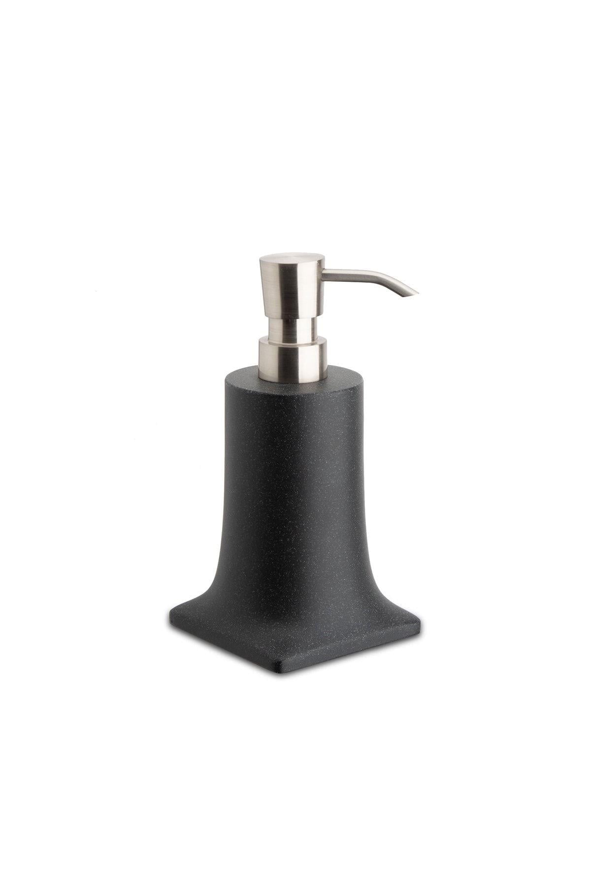 Tezgah Üstü Sıvı Sabunluk Siyah-Saten Renk 181X91X109 mm