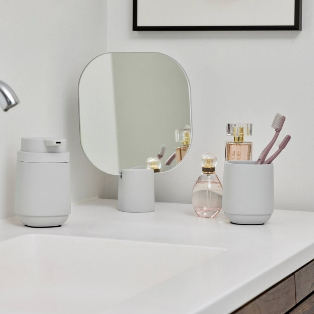 Time Banyo Seti 6 Parça Soft Gri Renk