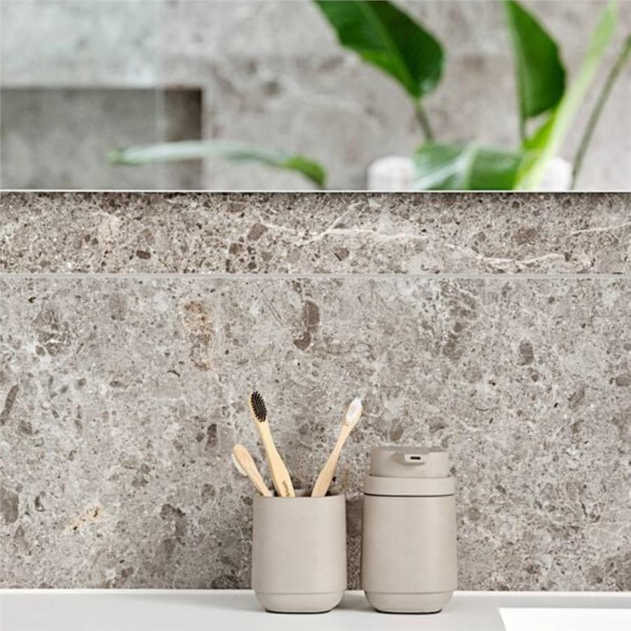 Time Diş Fırçası Kupası Beton Gri