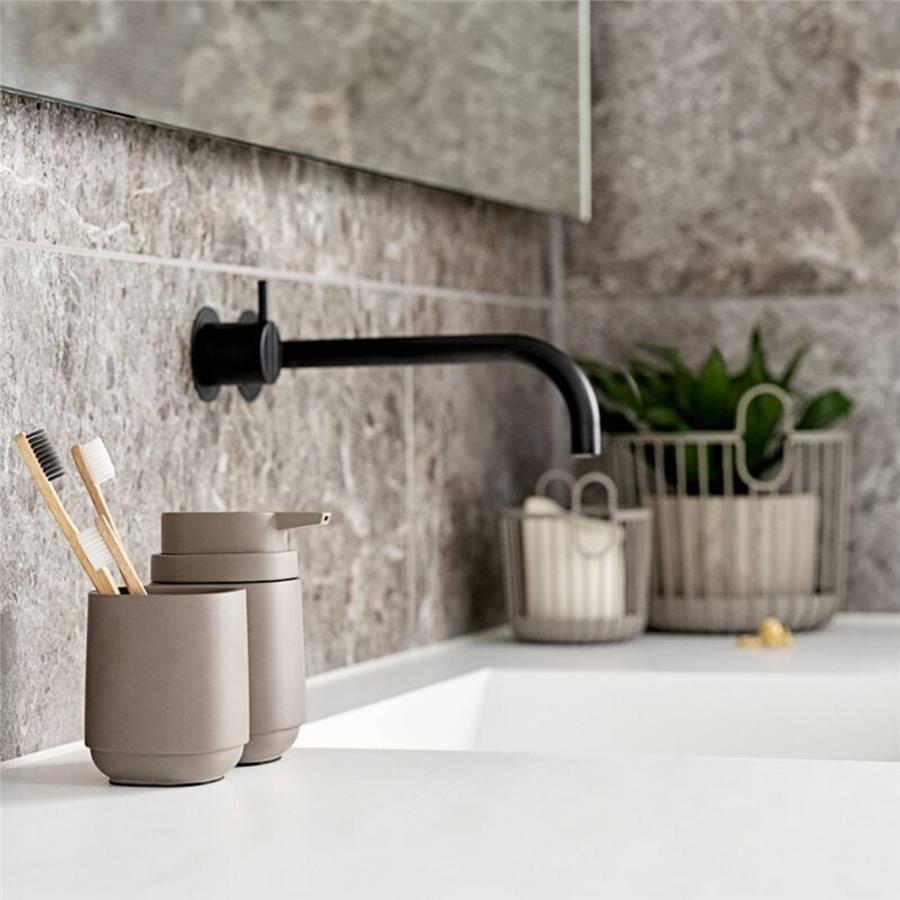 Time Diş Fırçası Kupası Beton Gri