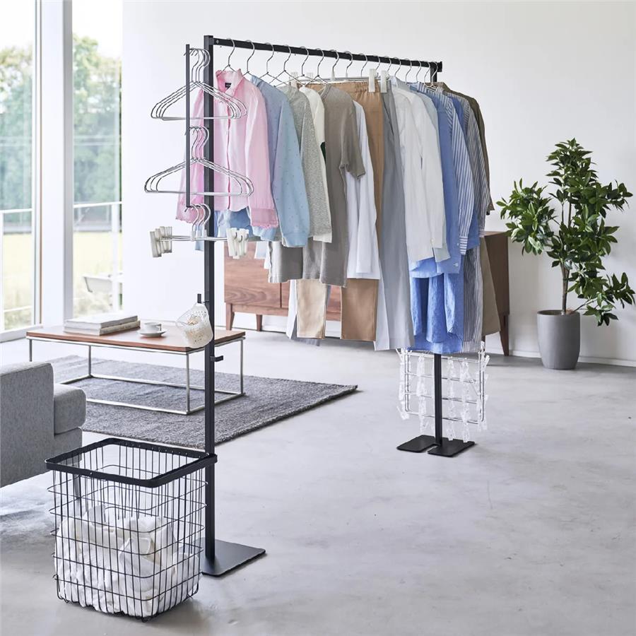 Tower Katlanabilir İç Mekan Kurutma Rafı Siyah Uzunluk 25x175x160 cm