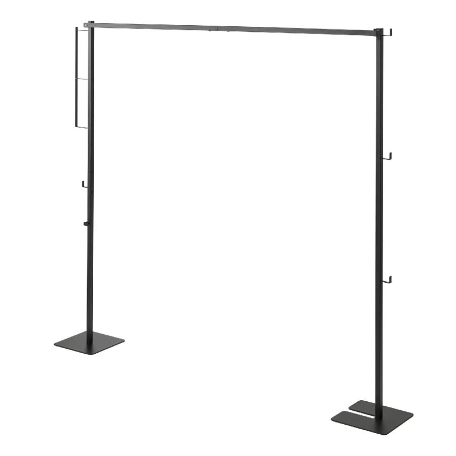 Tower Katlanabilir İç Mekan Kurutma Rafı Siyah Uzunluk 25x175x160 cm