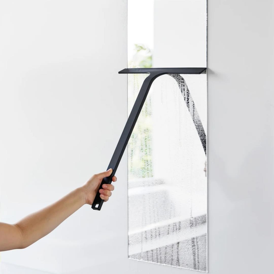 Tower Mıknatıslı Duş Çekçeki/Manyetik Silecek Siyah Renk 50 Cm