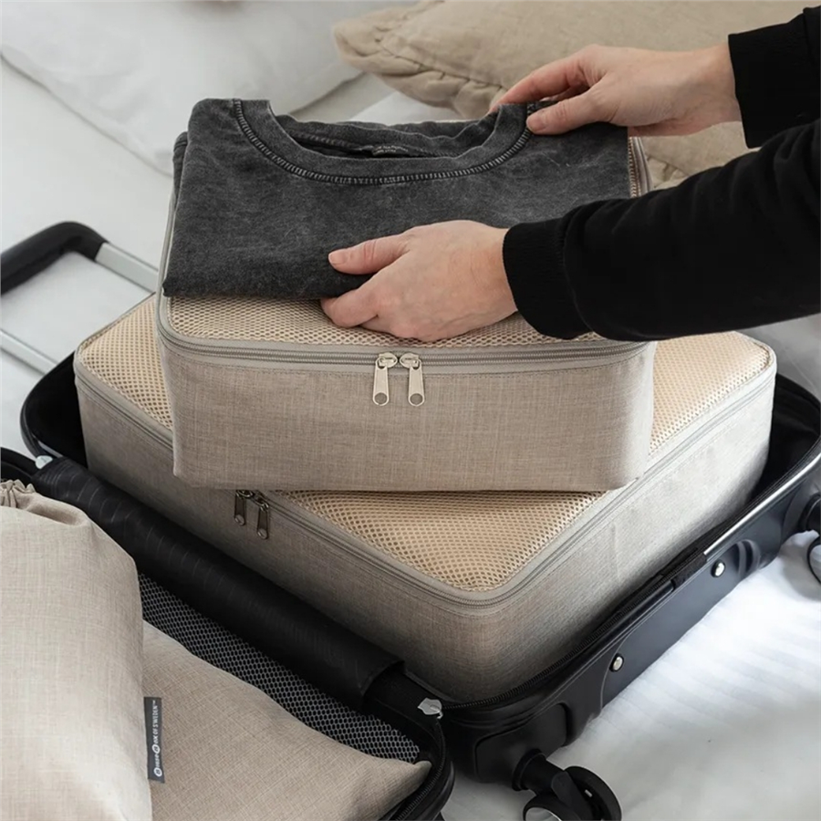 Travel Organizer M Orta  Boy Seyahat Düzenleyici Bej