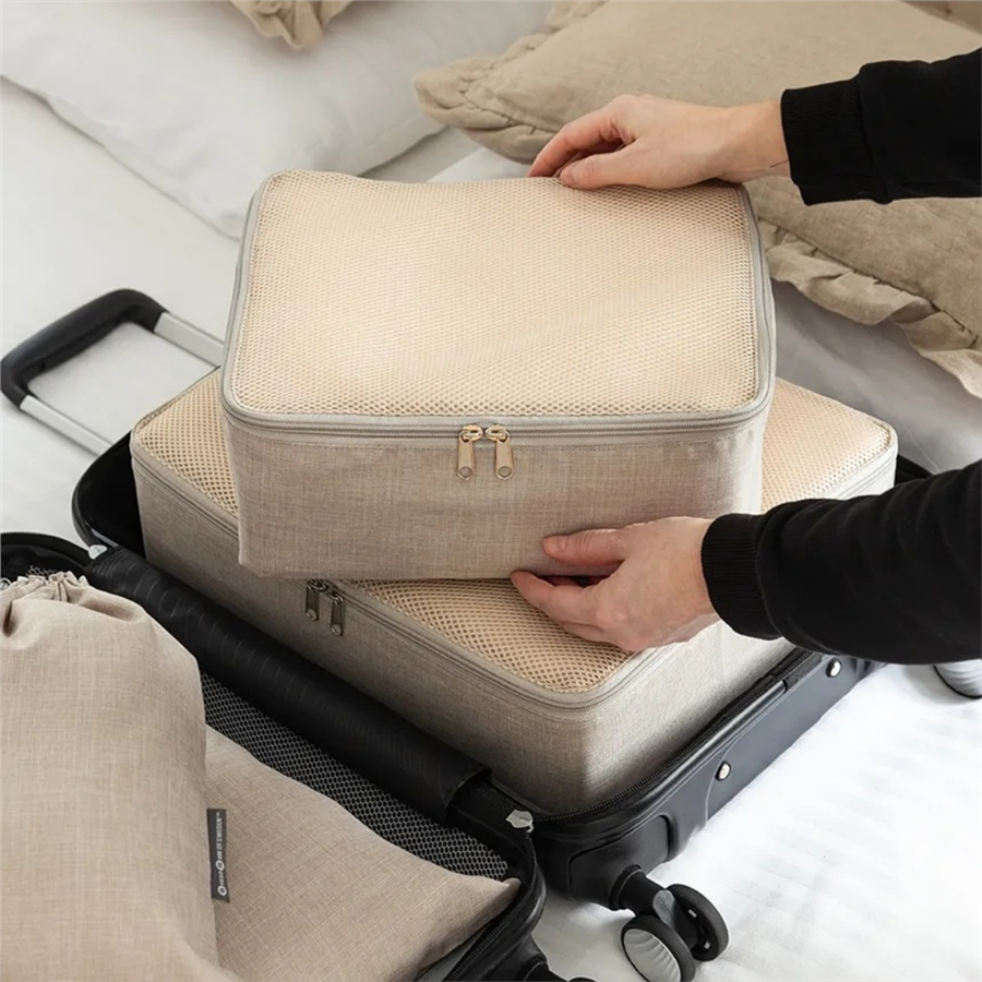 Travel Organizer M Orta  Boy Seyahat Düzenleyici Bej