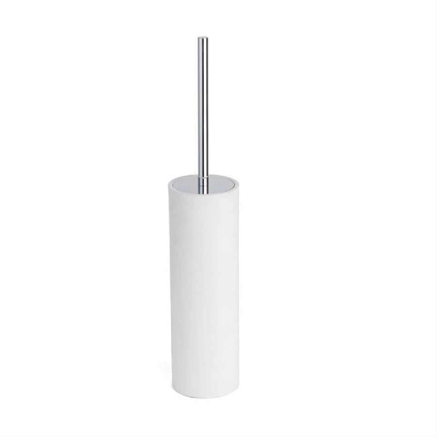 Tuvalet Fırçası Beyaz/Krom Renk 420X80X80 Mm