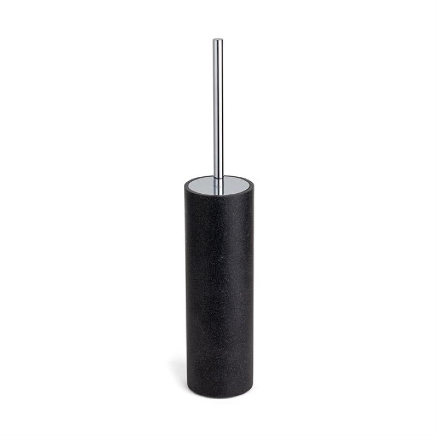 Tuvalet Fırçası Siyah/Krom Renk 420X80X80 Mm