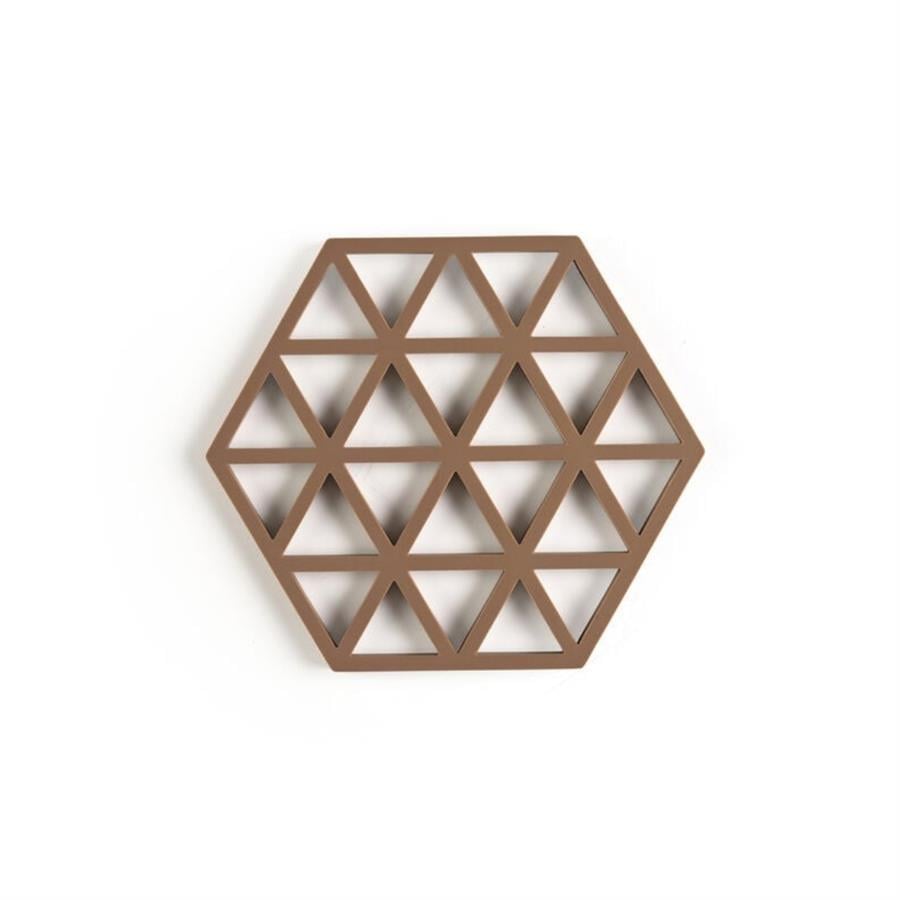 Silikon Altıgen Nihale Badem Renk 16x14x0,9 cm
