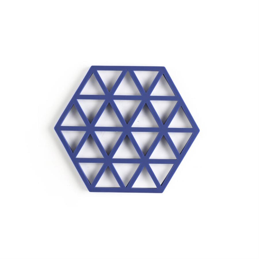 Üçgenler Sehpa Altı Çivit Mavisi 16x14x0.9 cm