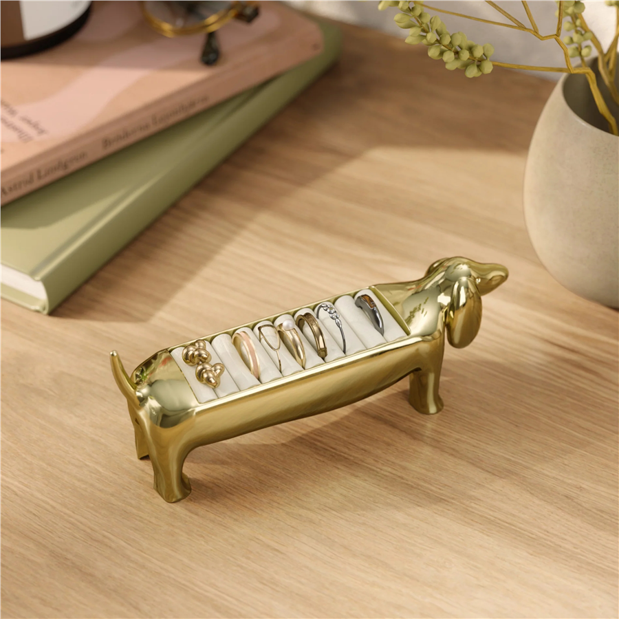 Umbra Dachsie Yüzük Tutacağı Pirinç Renk