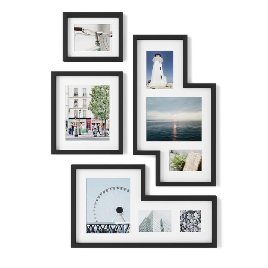 Umbra Mingle Gallery Resim Çerçevesi Seti Siyah Renk