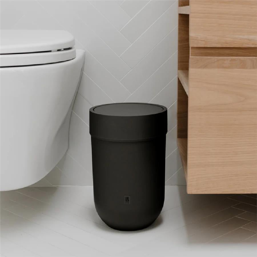 Umbra Touch Kapaklı Çöp Kovası 6 L - Siyah