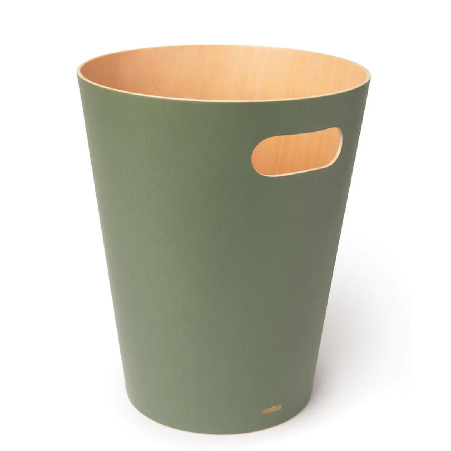 Umbra Woodrow Çöp Kovası 2 Galon (7,5 L) Kapasiteli Yeşil