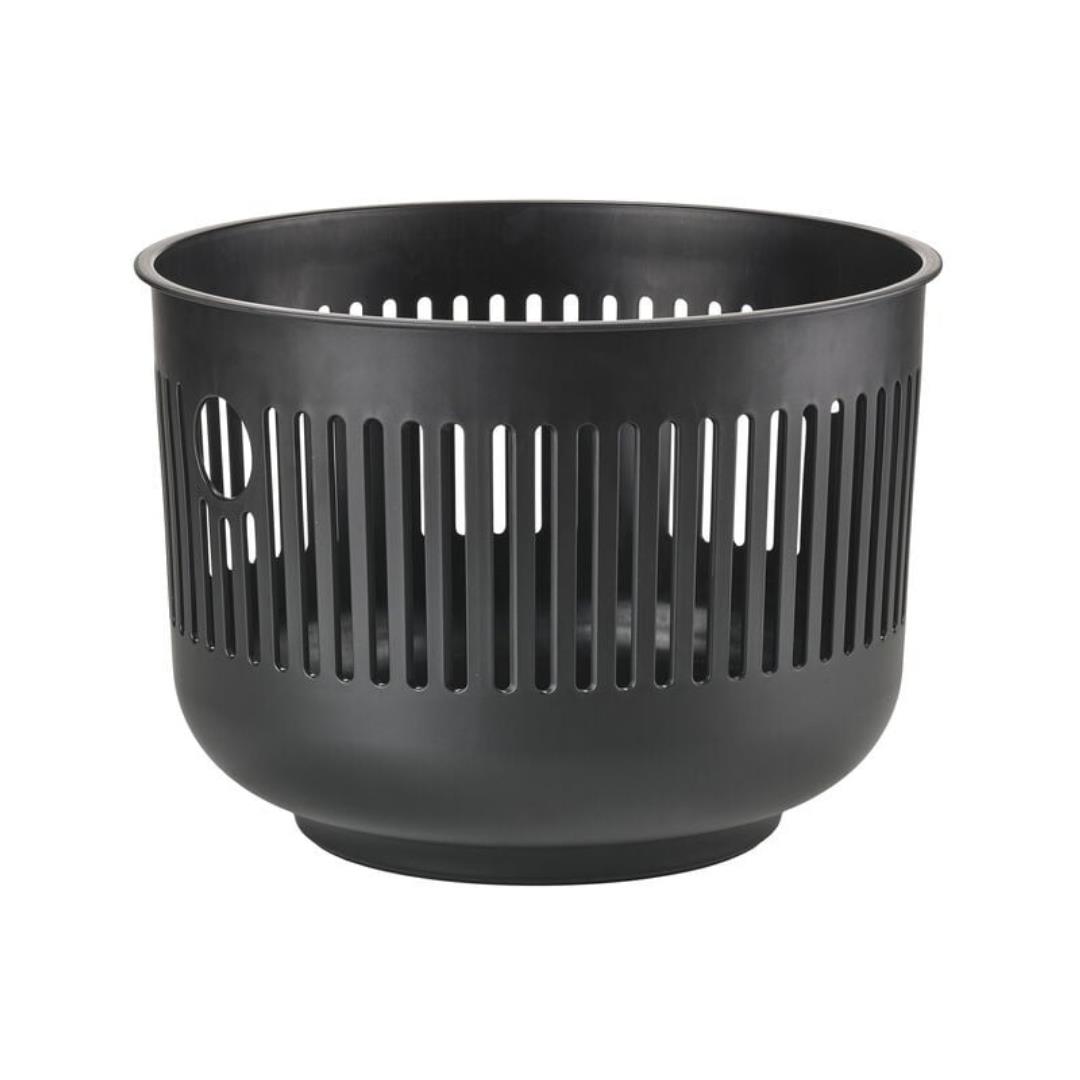 Ume Çamaşır Sepeti Siyah 30 Litre - Çap 40 cm