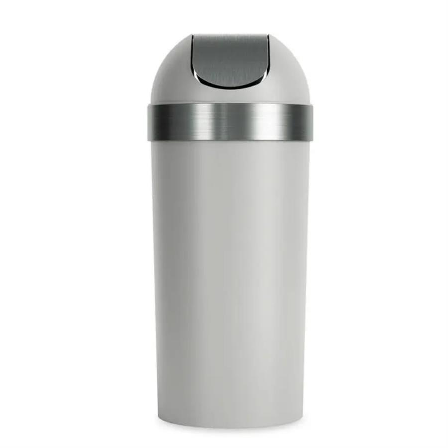 Venti Can Çöp Kovası Gri/Nikel Mat 62 Lt