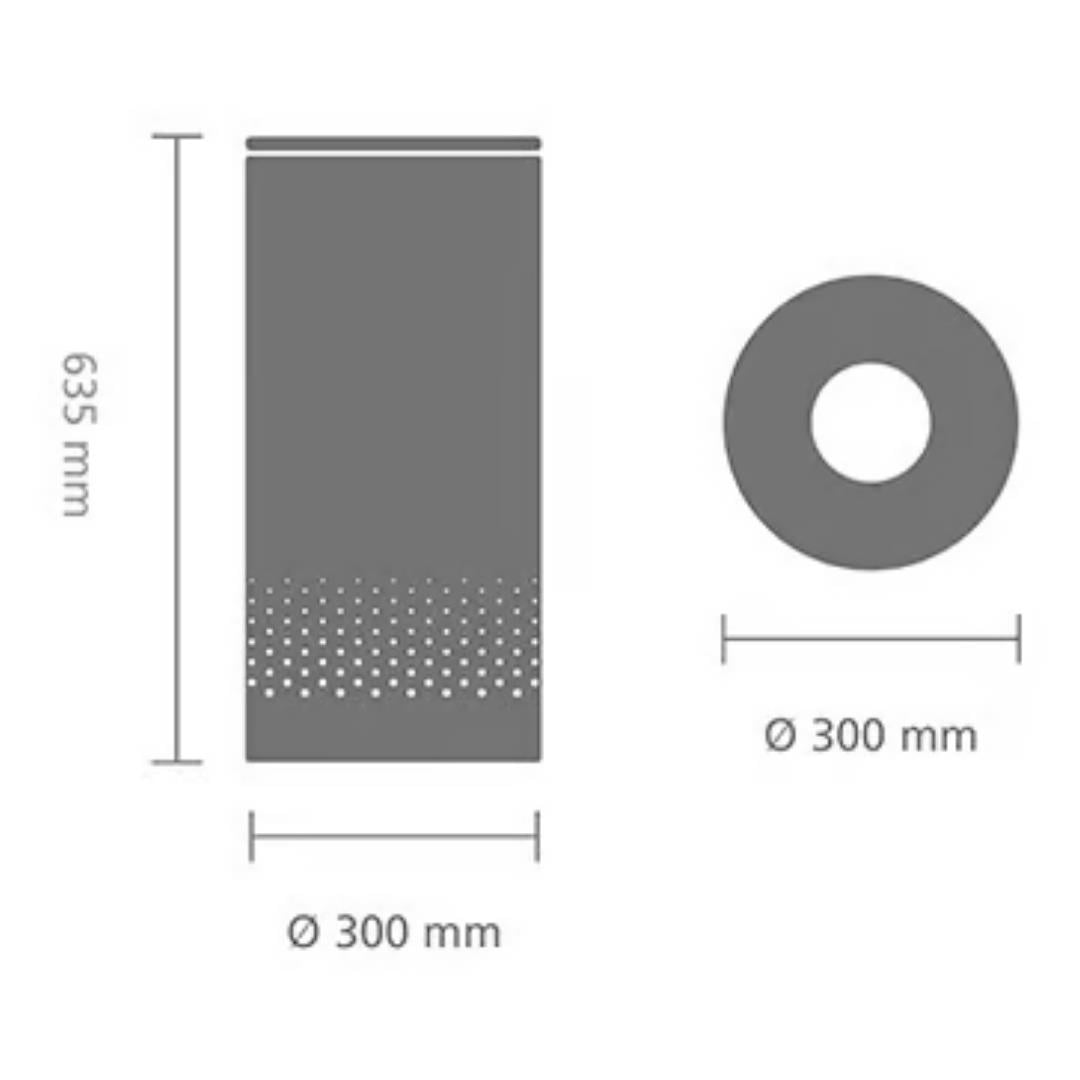 Whıte Paslanmaz Çelik Çamaşır Sepeti 35L