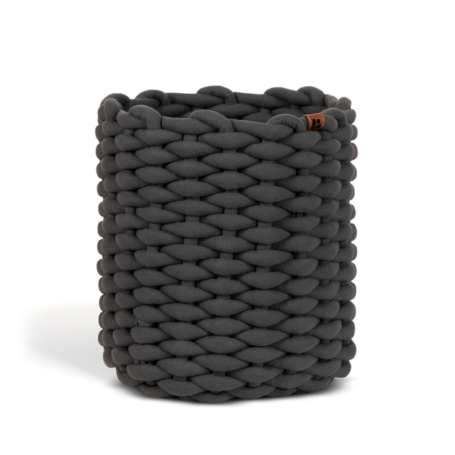 Yuvarlak Sepet M Orta Boy Antrasit Ø25xY25 cm