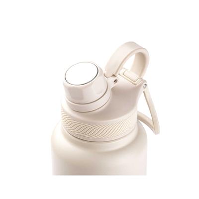 024-01-Beyaz 2 Kapaklı Çift Katmanlı Termos 530Ml