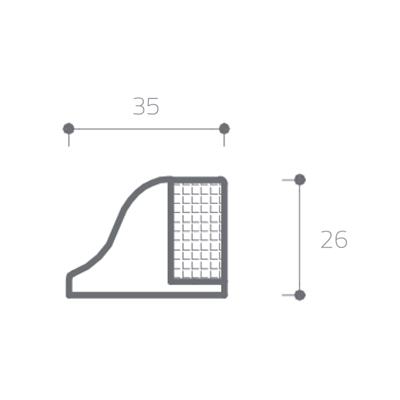1000 Kapı Stoperi  Yapışkanlı/Vidalı Antik-Siyah Plastik Renk Çap 35x45 mm 