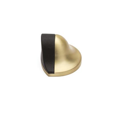 1000 Kapı Stoperi Yapışkanlı/Vidalı Mat Altın-Siyah Plastik Renk Çap 35x45 mm 