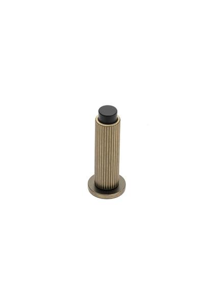 1018 Duvara Monte Kapı Stoperi Vidalı Antik Renk Çap 32 mm 