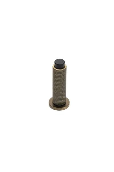 1019 Duvara Monte Kapı Stoperi Vidalı Antik Renk Çap 32 mm 