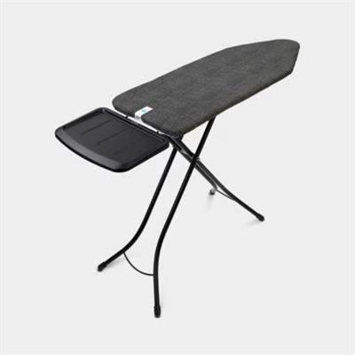 124x45cm (c) Buhar Kazanı Standlı Denım Black Desenli Ütü Masası - Ssuh