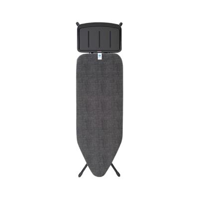 124x45cm (c) Buhar Kazanı Standlı Denım Black Desenli Ütü Masası - Ssuh