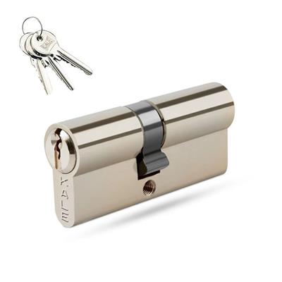 164 GNC Kale Standart Mandallı Silindir Çelik Pimli 26+10+32 mm 68 mm Nikel