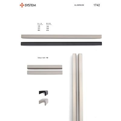 1742 Modern Uzun Boy Kulp Siyah Renk