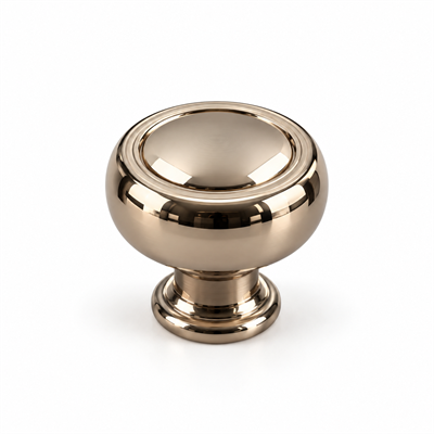 1915 Tek Delikli Düğme Kulp Rose Renk Çap 32 mm