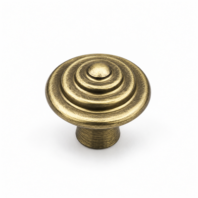 1935 Tek Delikli Düğme Kulp Antik Renk Çap 32 mm