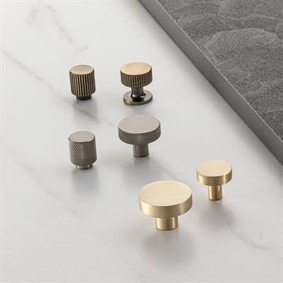 1965 Tek Delikli Düğme Kulp Füme Renk Çap 20 mm