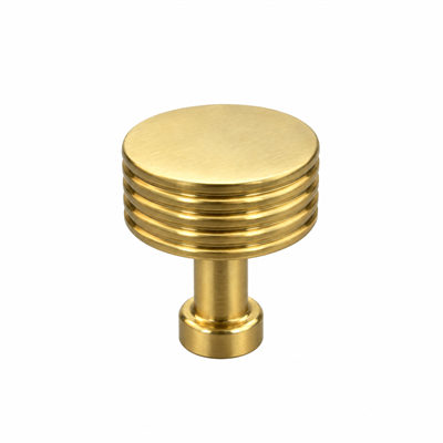 1979 Tek Delikli Düğme Kulp Altın Saten Renk Çap 26 mm