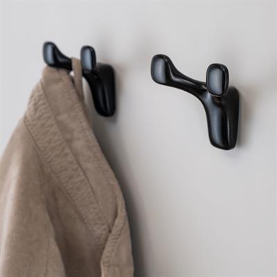 2005 Duvara Monte Portmanto Askılığı Siyah Renk Çap 80 Mm