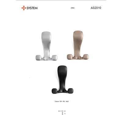 2010 Duvara Monte Portmanto Askılığı Rose Renk Çap 80 Mm