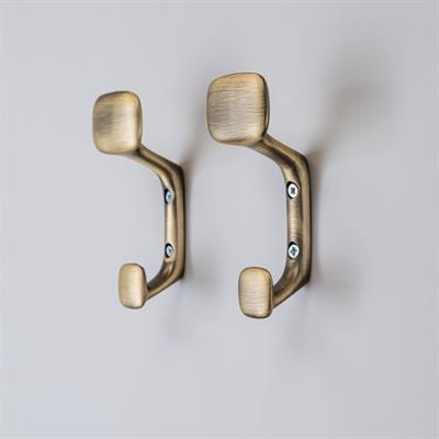 2020 Duvara Monte Portmanto Askılığı Antik Renk Çap 46 Mm