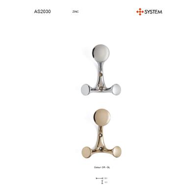 2030 Duvara Monte Portmanto Askılığı Krom Renk Çap 88 Mm