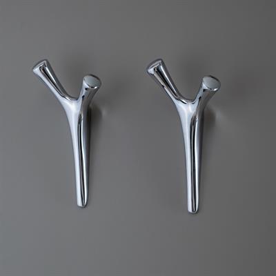 2070 Duvara Monte Portmanto Askılığı Krom Renk Çap 77 Mm