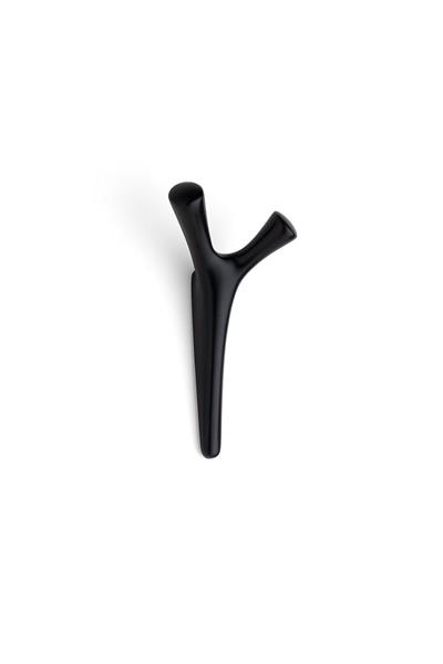 2070 Duvara Monte Portmanto Askılığı Siyah Renk Çap 77 Mm