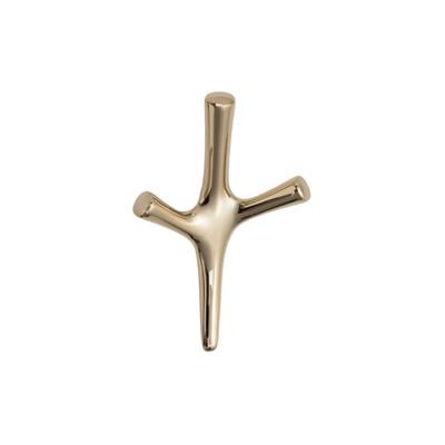 2075 Duvara Monte Portmanto Askılığı Altın Renk Çap 109 Mm