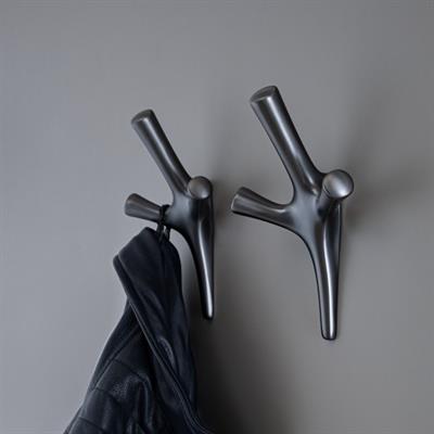 2075 Duvara Monte Portmanto Askılığı Siyah Renk Çap 109 Mm