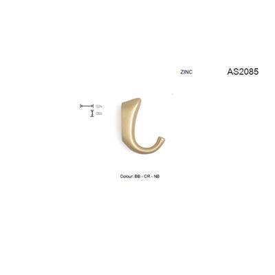 2085 Duvara Monte Portmanto Askılığı Krom Renk Çap 24 Mm