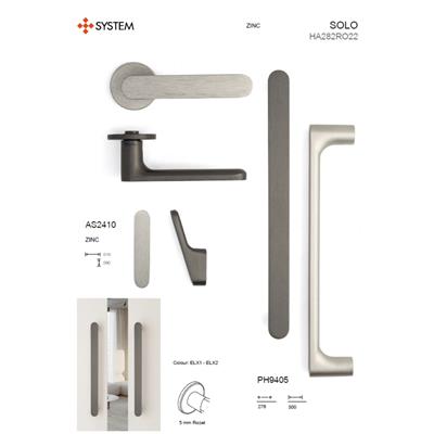 2410 Duvara Monte Askı Kalaylı Siyah Saten Renk 9 cm