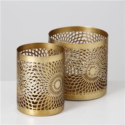2Li Gold Rüzgar Lamba 10Cm-10Cm Seti