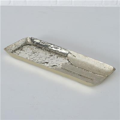 2Li Gümüş Dekoratif Tepsi 12Cm-13Cm Seti