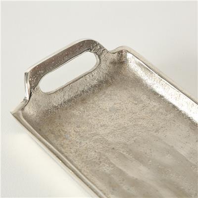 2Li Gümüş Dekoratif Tepsi 12Cm-13Cm Seti