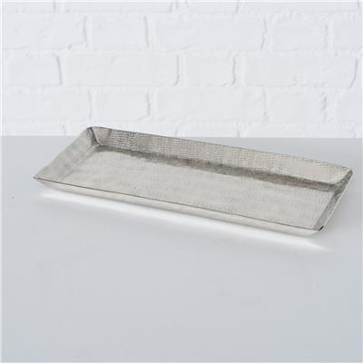 2Li Gümüş Dekoratif Tepsi 13Cm-17Cm Seti