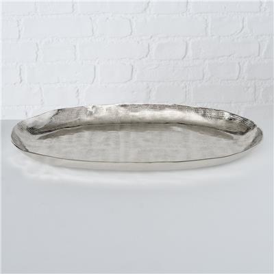 2Li Gümüş Dekoratif Tepsi 14Cm-20Cm Seti