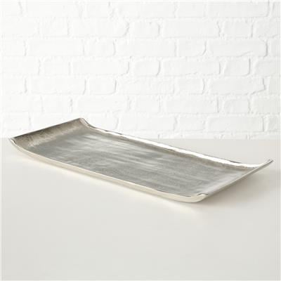 2Li Gümüş Dekoratif Tepsi 18Cm-26Cm Seti